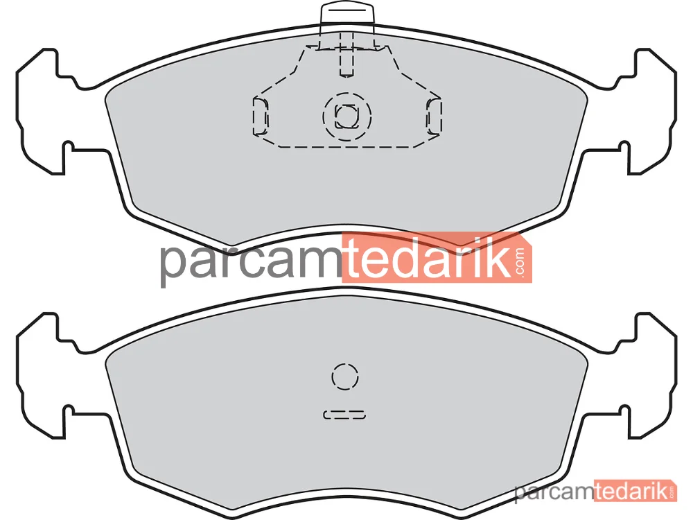 VALEO 670422 | Fren Balatası — Fiat Palio, Fiat Palio Weekend, Fiat Strada Pick-Up